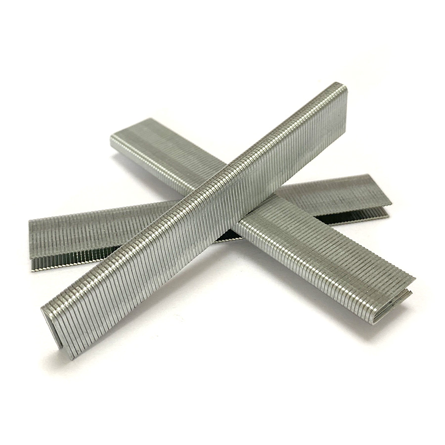 20 Gauge 3/16 Crown Divergent Point Staples 20 Mērometra 3/16 kroņa atšķirīgu punktu skavas