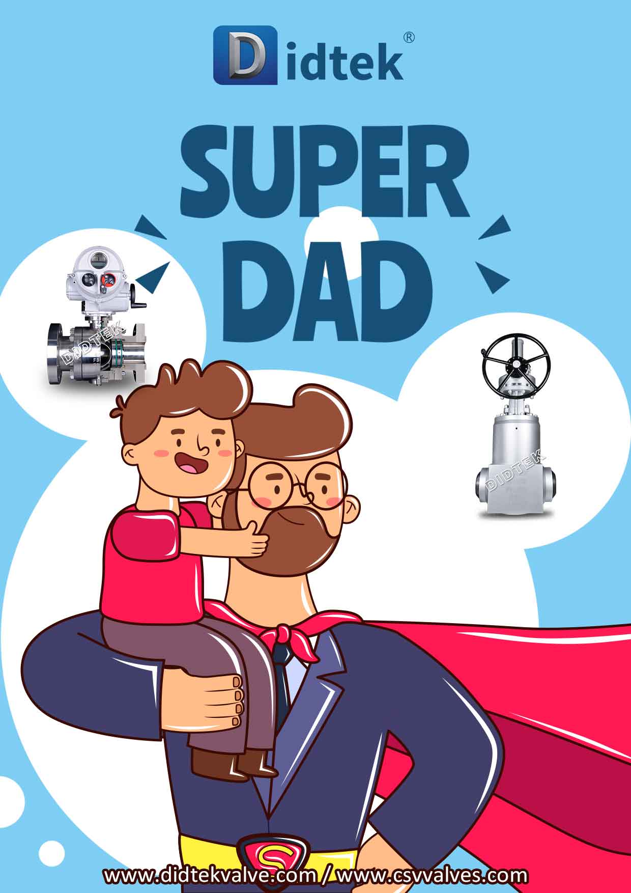 Didtek Wish Happy Fathers Day A4