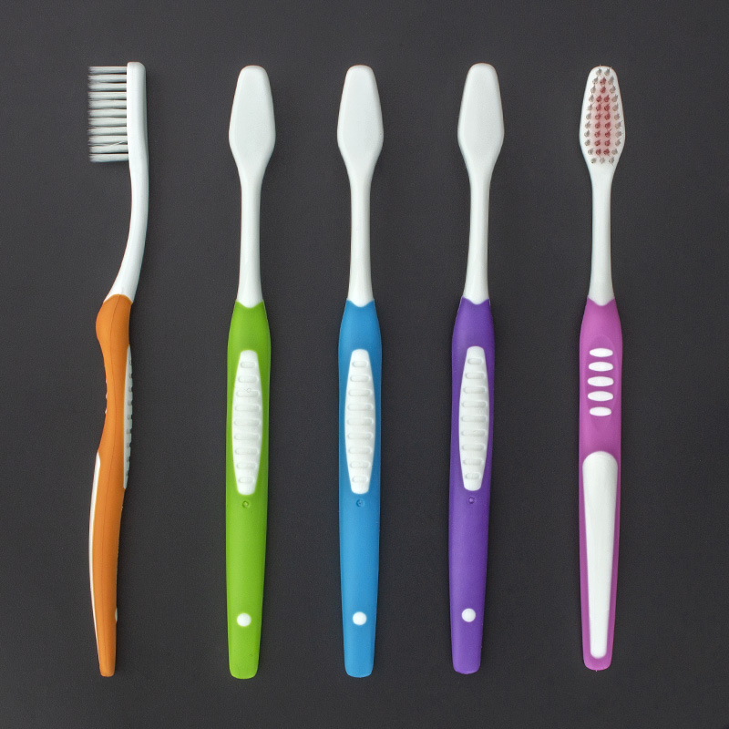简单的生态调节每日牙刷，两种颜色手柄