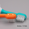 Cepillo de dientes infantil seguro Cepillo de dientes de bebé de cerdas suaves de nuevo estilo con tapa protectora