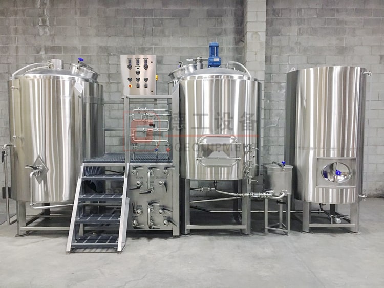 stainless steel beer brewhouse