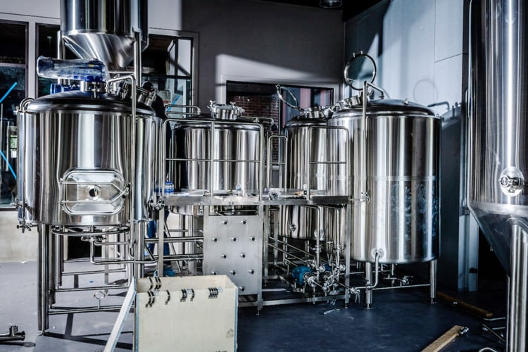 500L nano brewery equipment 3-vessel beer brewhouse