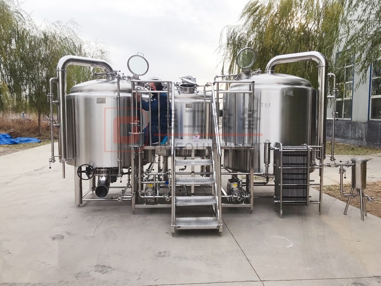 3-vessels steam heating/gas heating/electric heating brewhouse