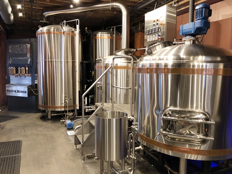 2 vessels beer mashing system