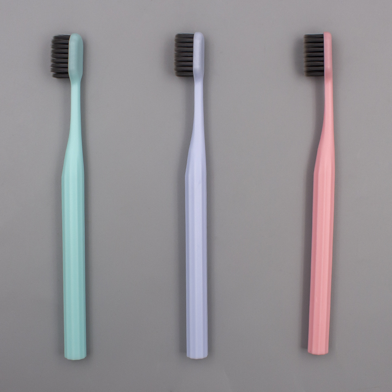 OEM de cepillo de dientes para adultos de carbón de cabeza ancha