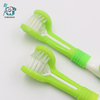 Cepillo de dientes de la cabeza triple.