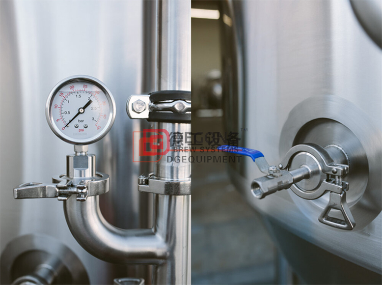 pressure gauge of fermenter