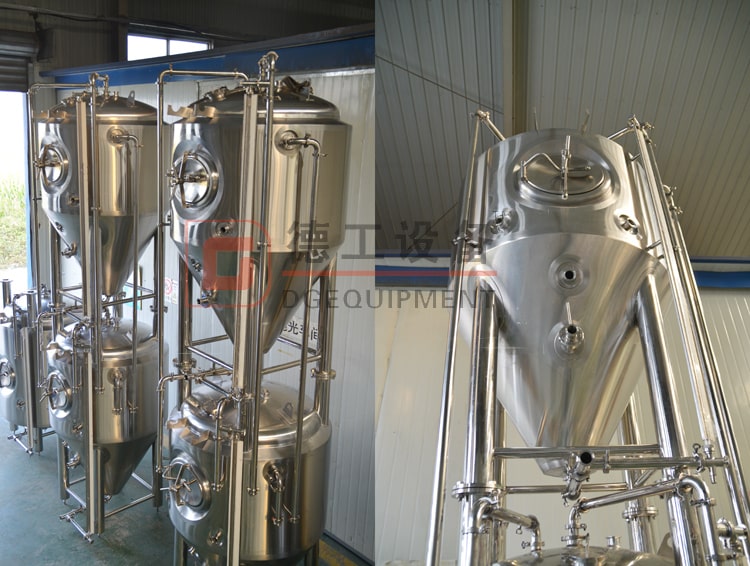 Stackable beer fermentation tank