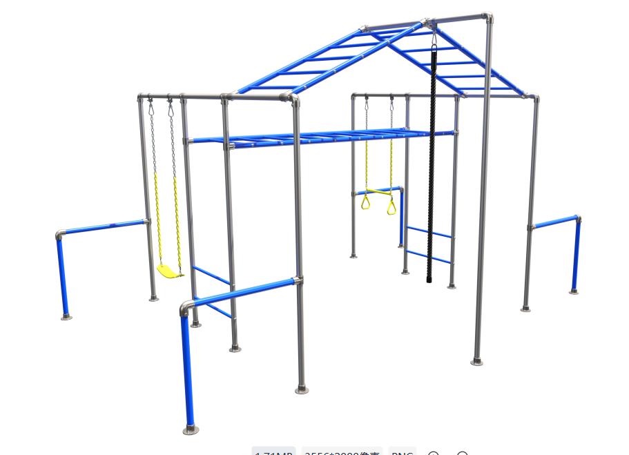 Tube Clamp Modular Playground Equipment Modulare Spielplatzgeräte mit Rohrklemme