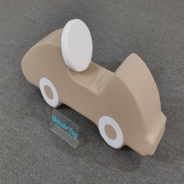 soft-play-car-rocker-beige-baby-seat-ride-on-toy-daycare-equipment-manufacturer fabricante-de-equipos-de-guardería-de-juguete-para-bebe-beige-beige-soft-play-car-rocker