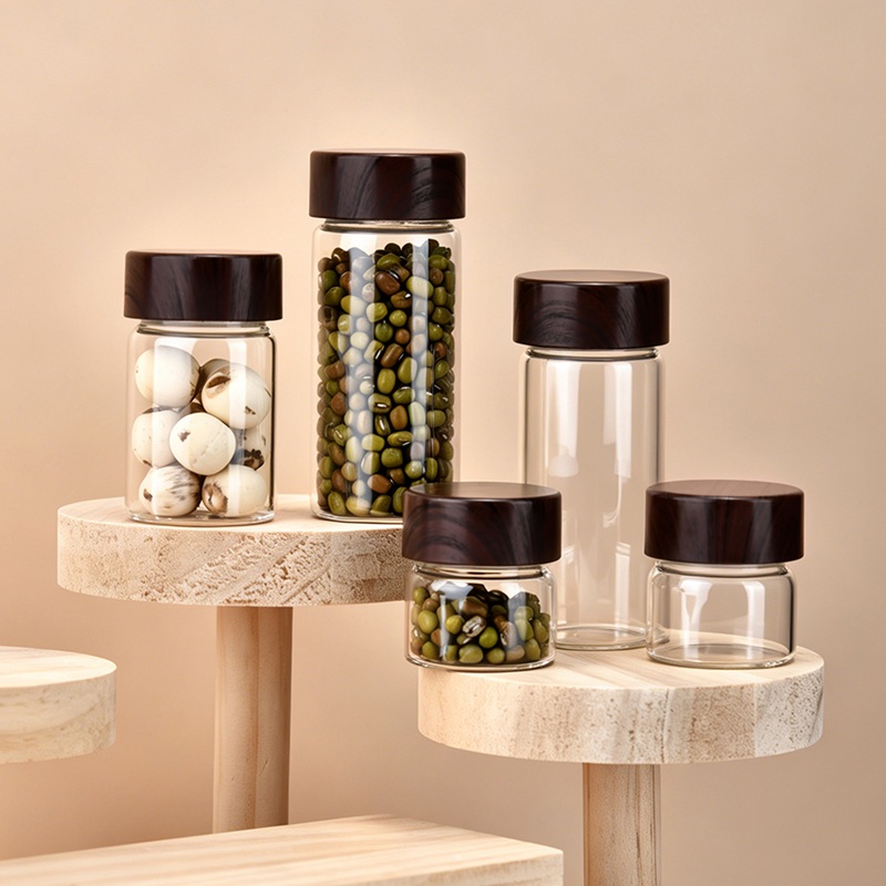 Food Grade Glass Kitchen Sealed Jar 식품 등급 유리 주방 밀봉 용기