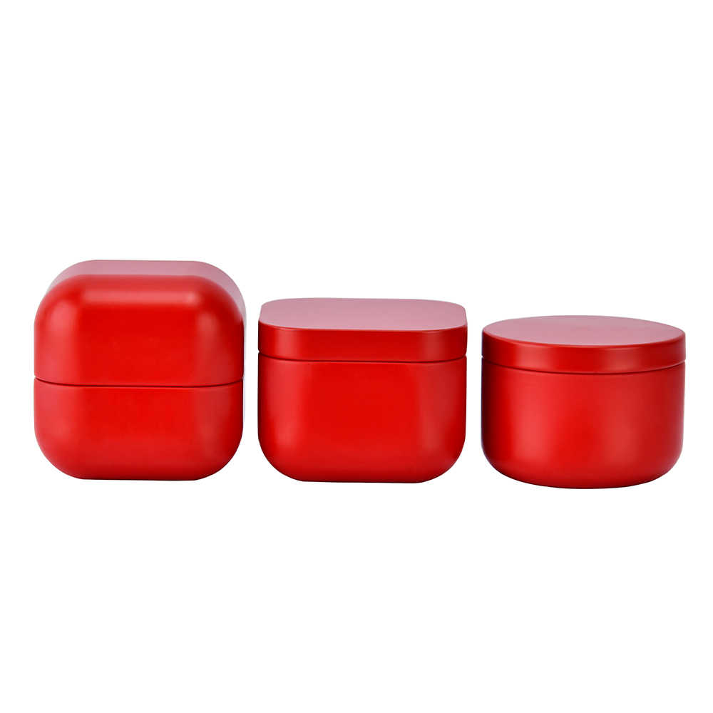 empty storage pot 10g cream metal aluminum tin وعاء تخزين فارغ 10 جرام من قصدير الألومنيوم المعدني الكريمي