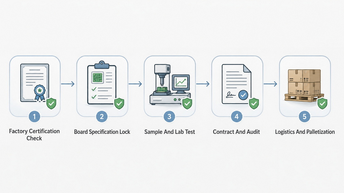 Corrugated Supplier Verification Workflow 골판지 공급업체 확인 워크플로