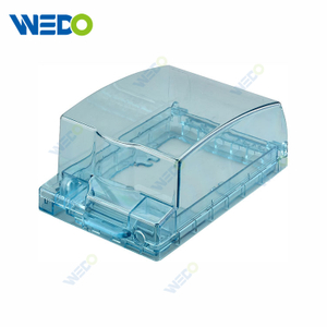 Синий прозрачный материал PS в стиле SND с резиновым кольцом Splash Box