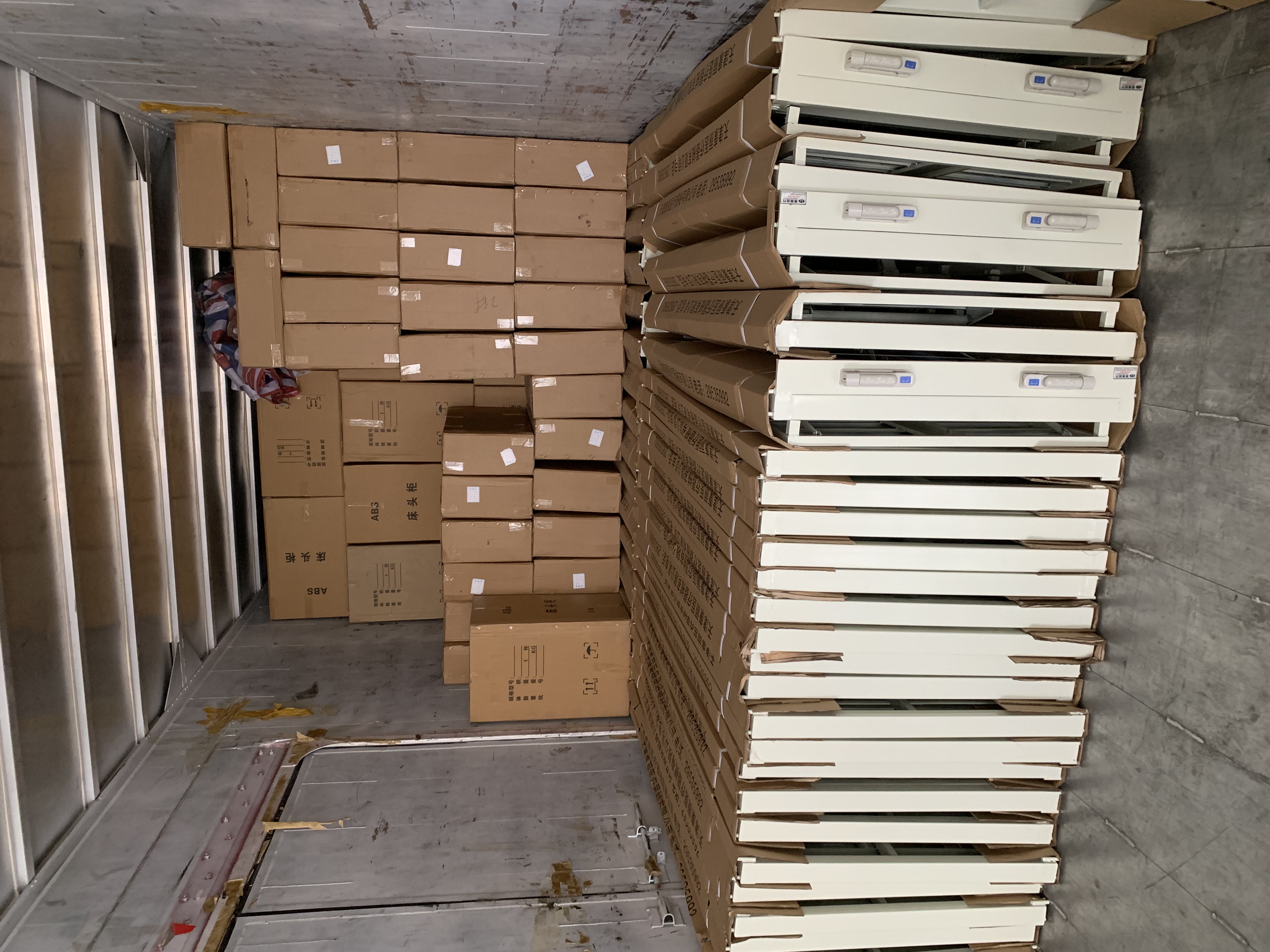 Bed product shipping and loading container diagram2 Схема доставки и погрузки постельного белья в контейнер 2