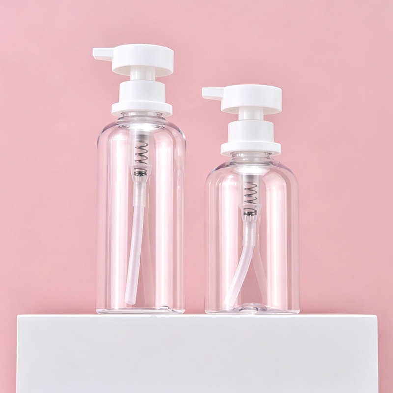 Amber clear Lotion Bottle Amberkleurige lotionfles
