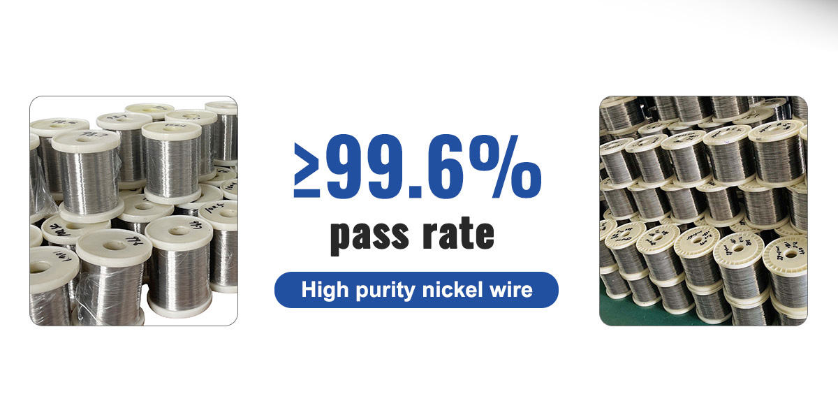 Ni200 Ni201 Pure Nickel Wire Ni200 Ni201 Καθαρό νικέλιο Σύρμα