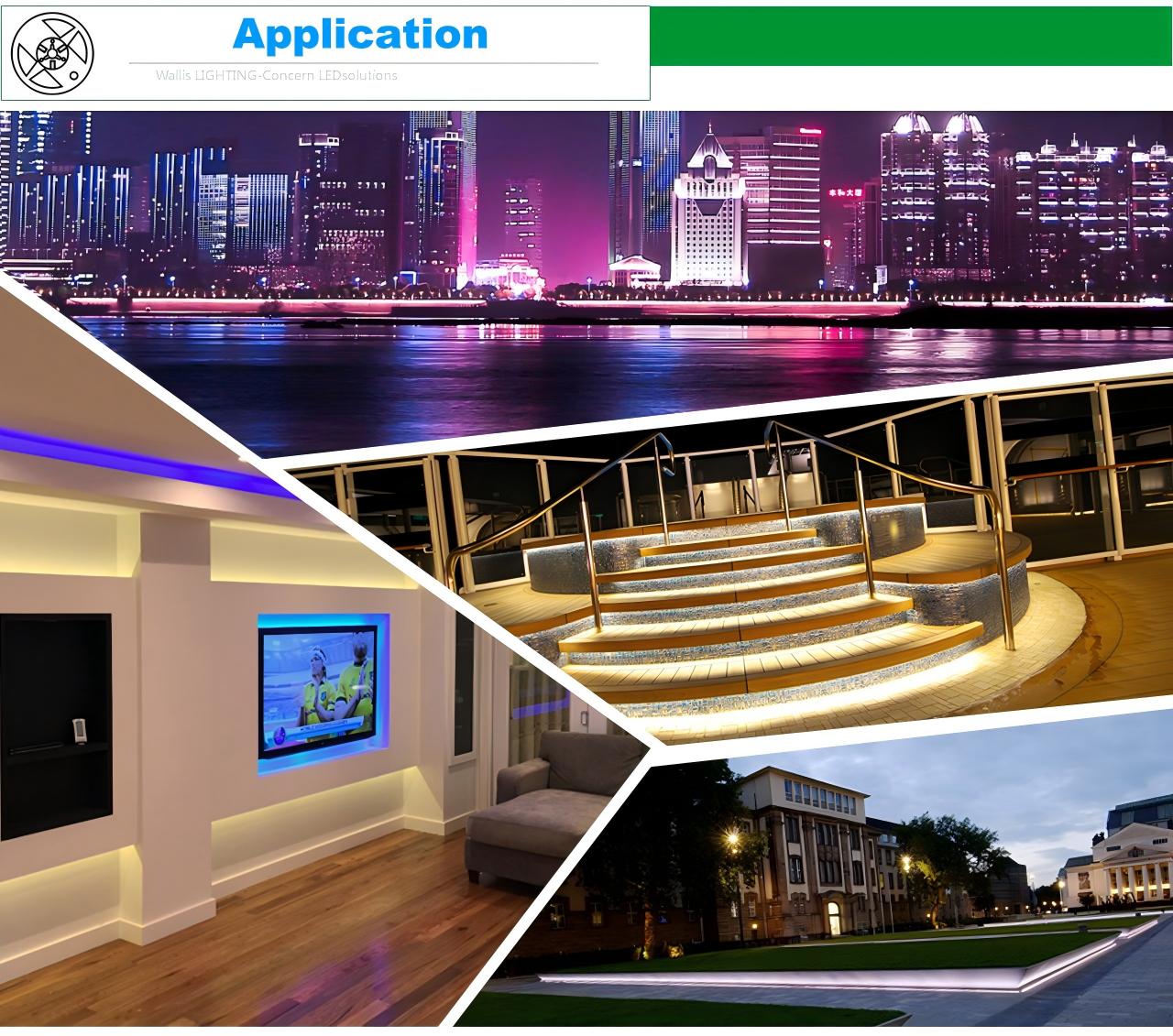 Application Aplikasi strip LED RGBWW COB