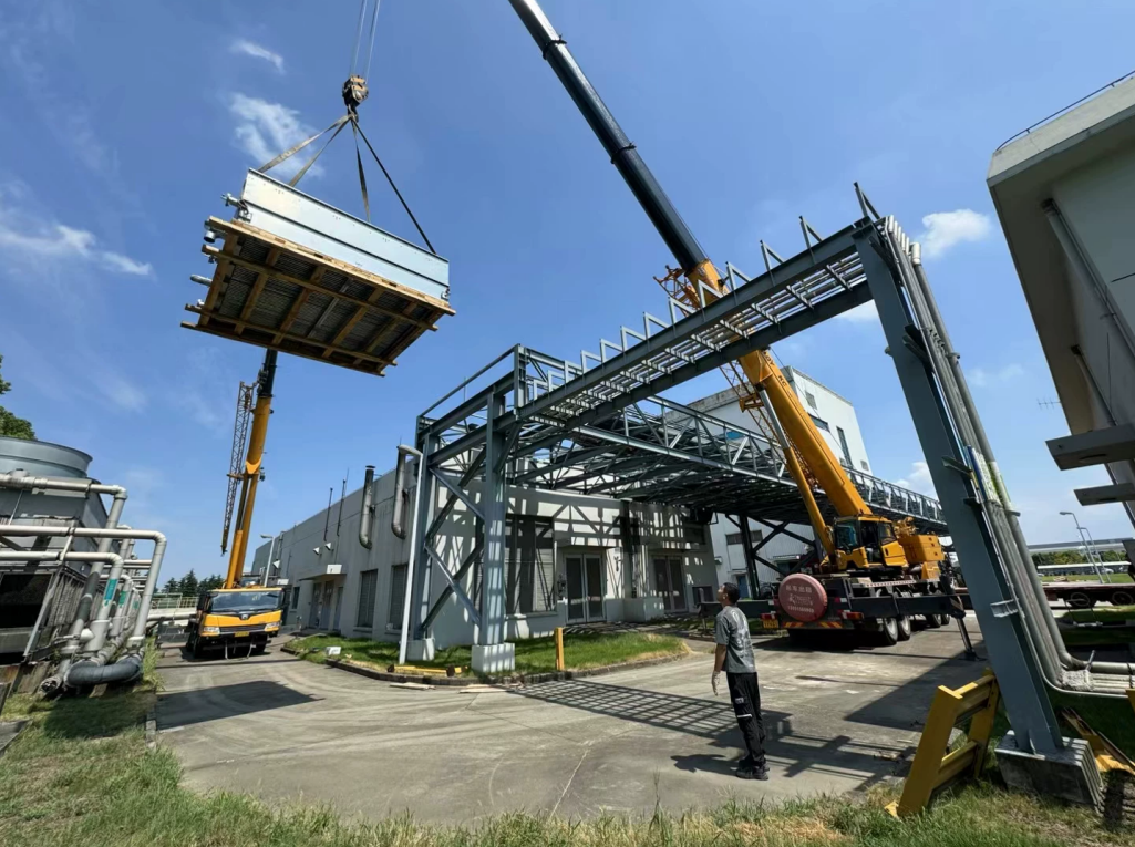 replacement of evapco cooling tower استبدال برج التبريد إيفابكو