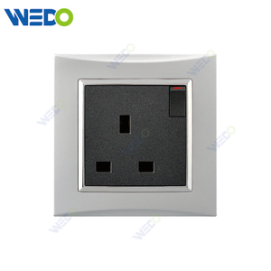 M3 Wenzhou Factory Новый дизайн электрический свет настенный выключатель и розетка IEC60669 M3 13A коммутационная розетка