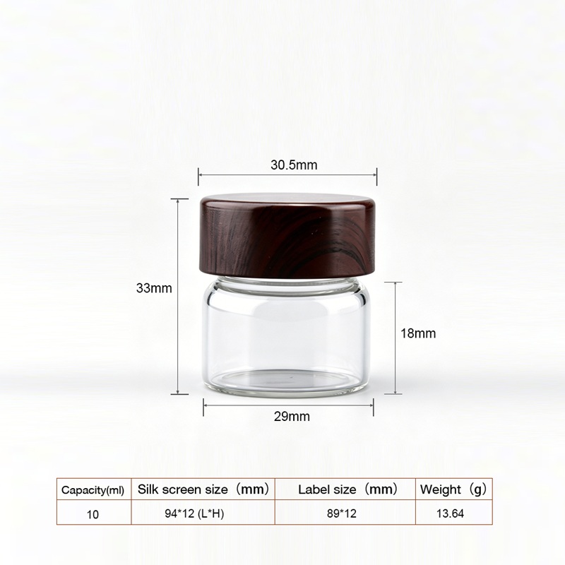 Food Grade Glass Kitchen Sealed Jar 10ml 식품 등급 유리 주방 밀봉 용기