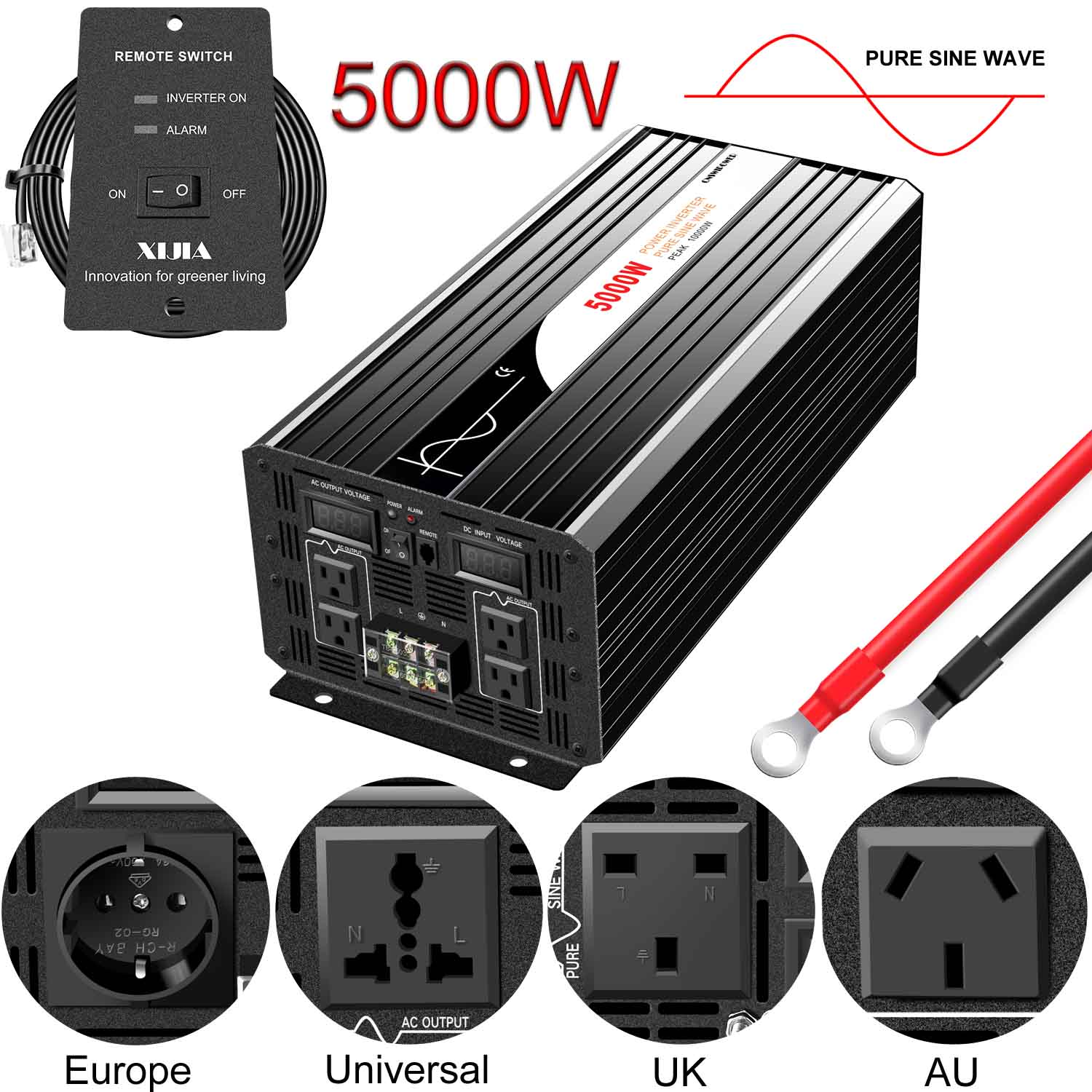 5000W pure sine wave inverter