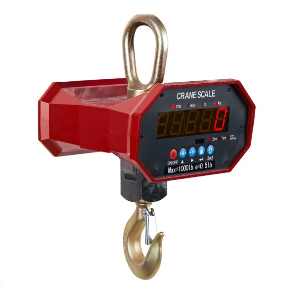 LCD Digital Crane Scale Heavy Duty Hanging Scale Weight Measure 500KG  1000LB