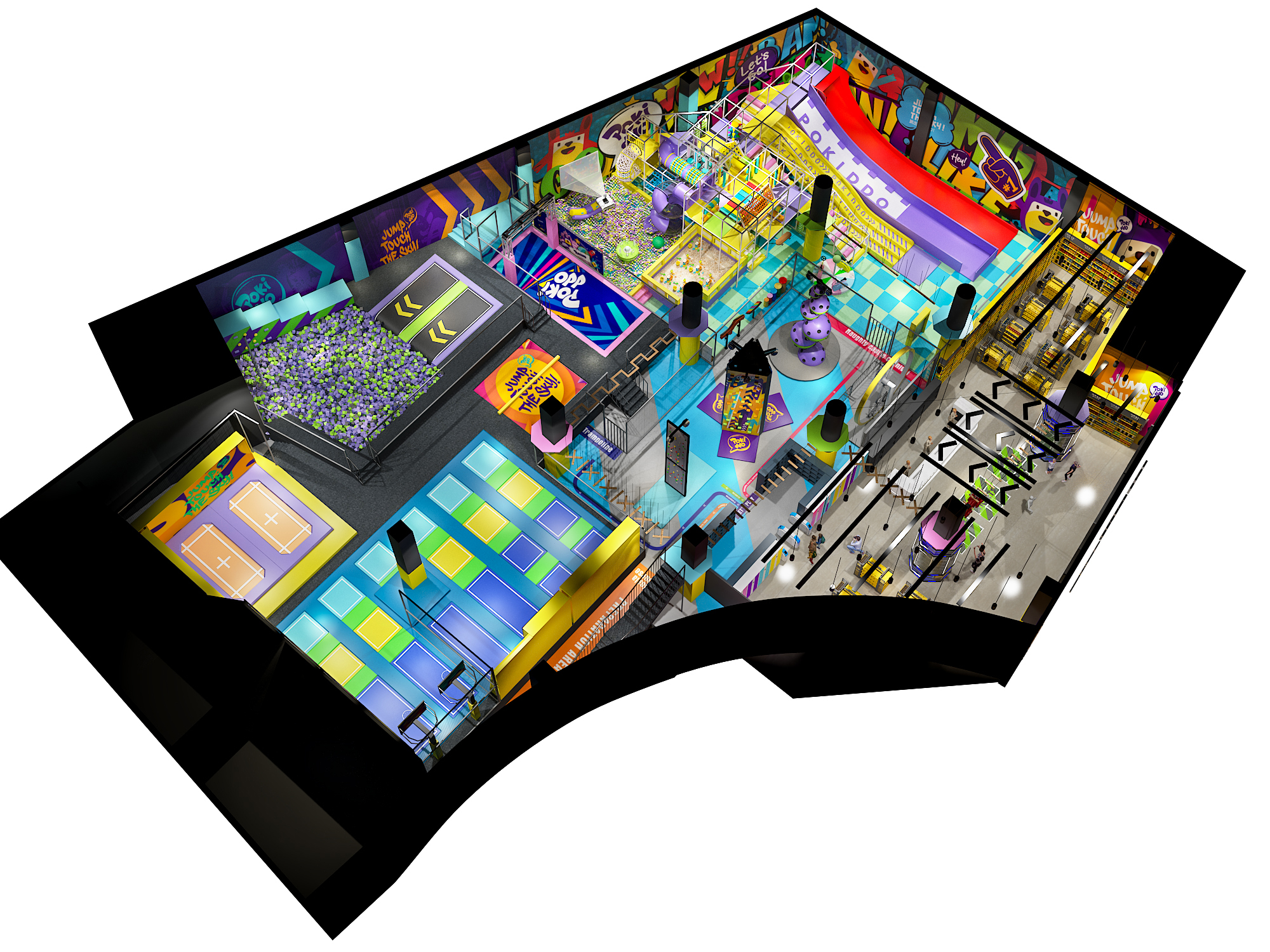 مورد ملعب داخلي للأطفال