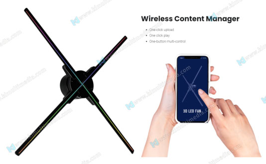 جهاز عرض الهولوجرام المحمول