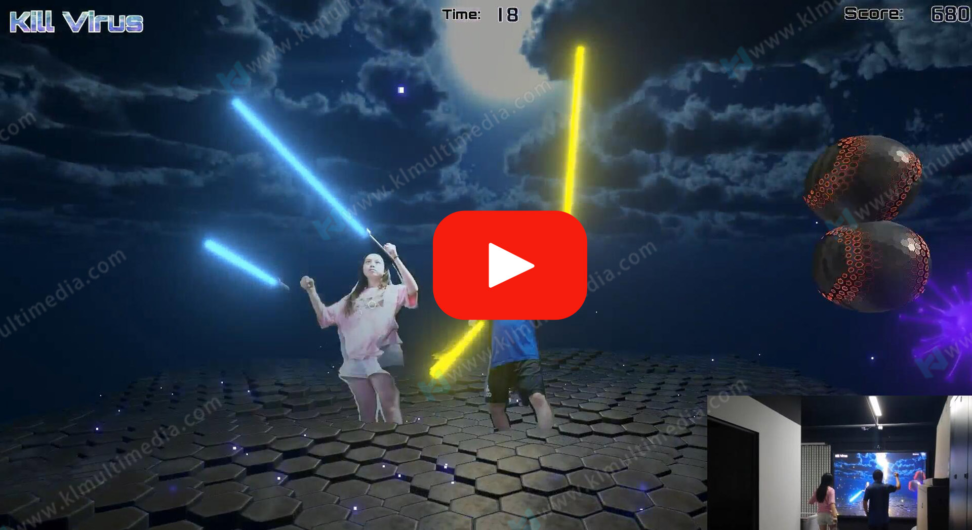 لعبة فيروس كورونا