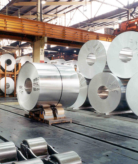 Pre-painted aluminum coating production line