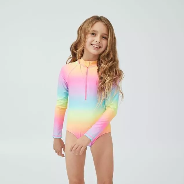 Custom Made One Piece Swimsuit Para sa Maliit na Babae