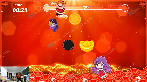 لعبة الثروة المحظوظة باستشعار الحركة