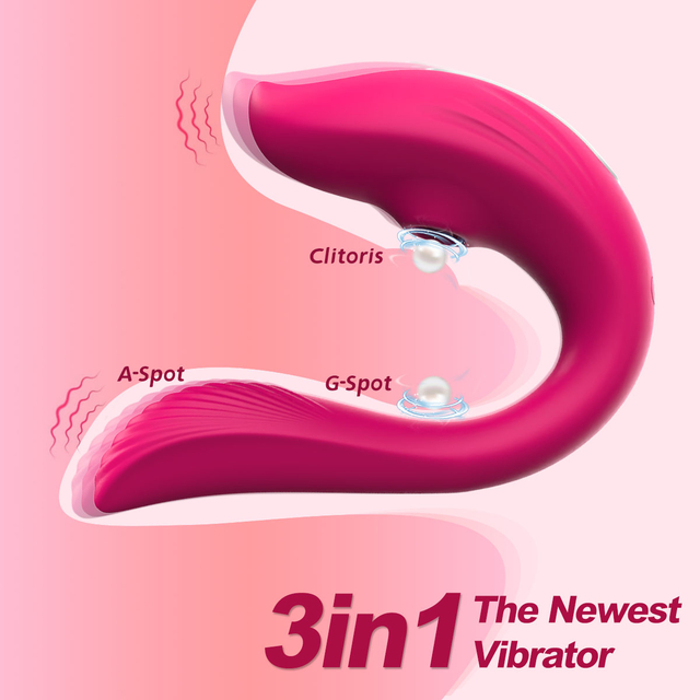 Godes vibrateurs 3 en 1 pour clitoris