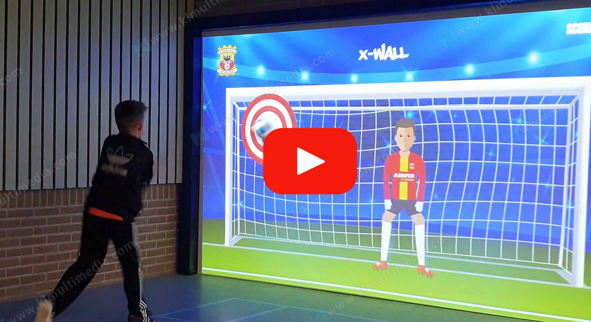 جدار الرياضة التفاعلية