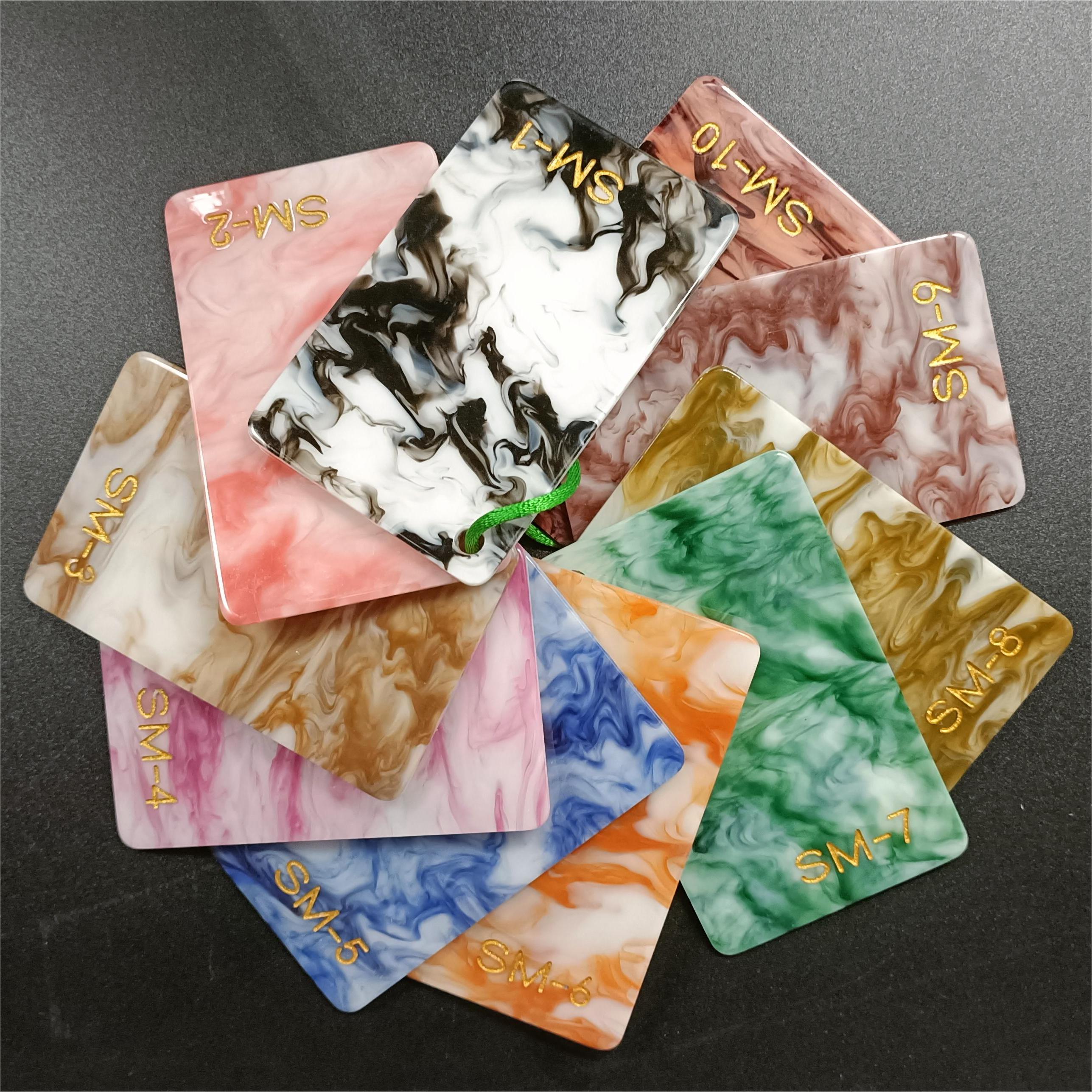 Atsyɔ̃ɖoɖo ƒe Marble Acrylic Agbalẽvi