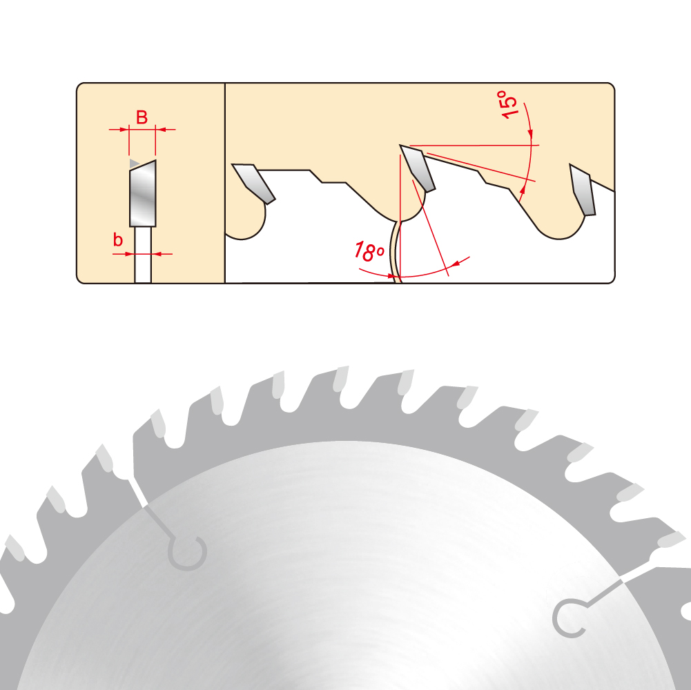 T.C.T Saw Blade For Cutting Wood 