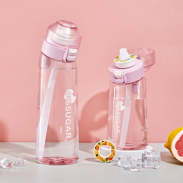 THVALUE Fruit Flavored Water Bottle Water Bottle Sport Water Bottle for
