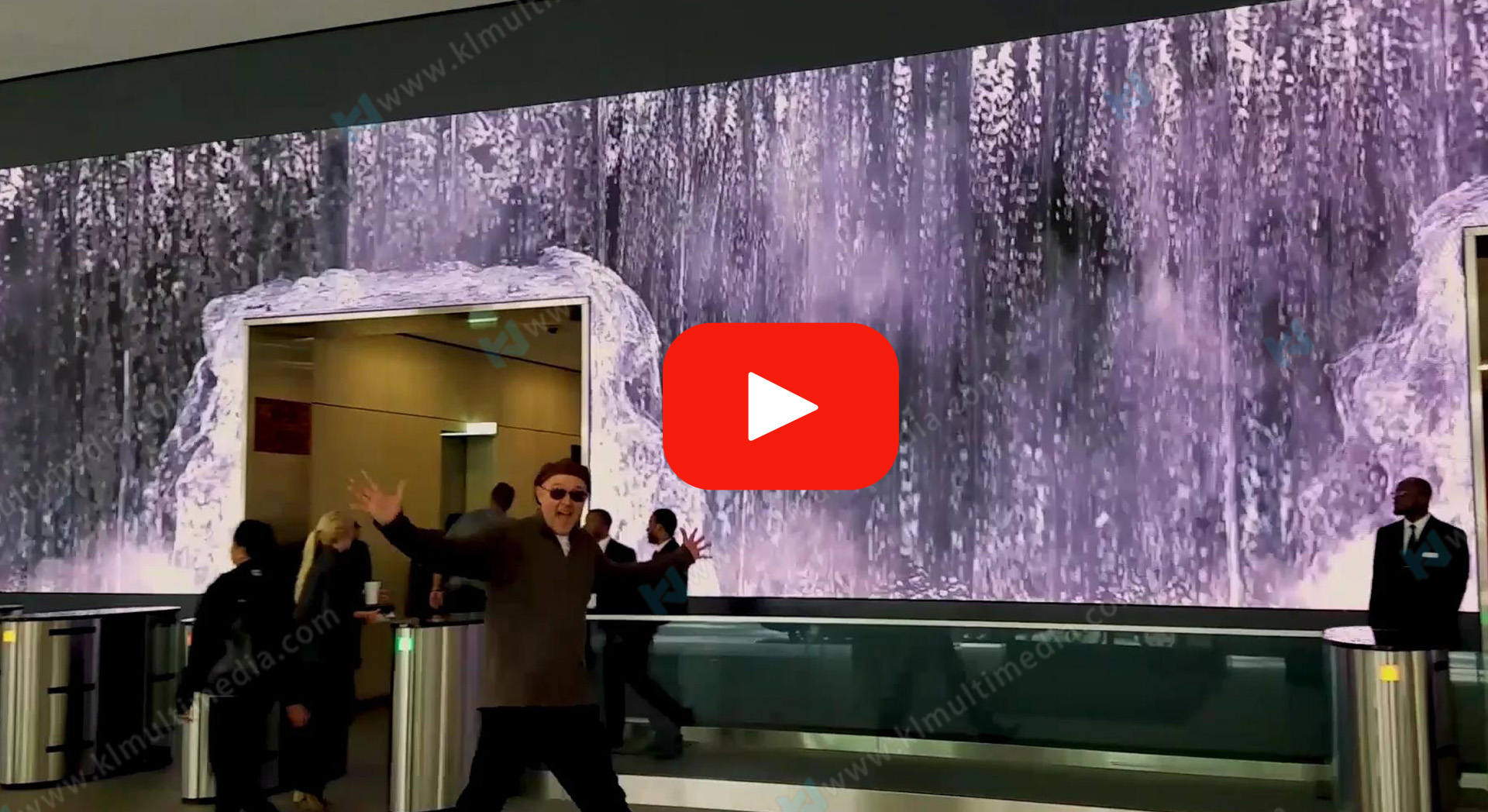 شلال حائط LED