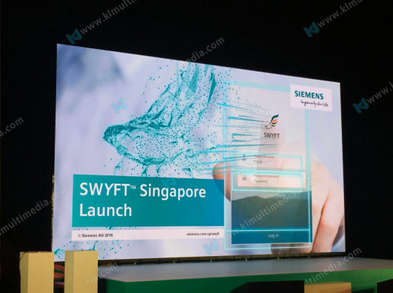 شاشة LED أرضية