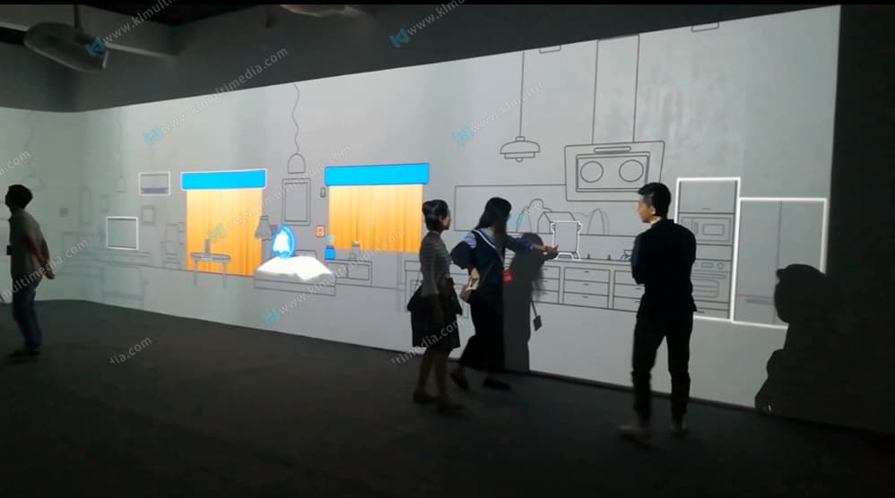 جدار العرض الرقمي التفاعلي