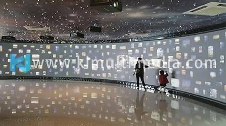 الجدار الرقمي المنحني