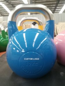 Kettlebells de competi&ccedil;&atilde;o de a&ccedil;o profissional