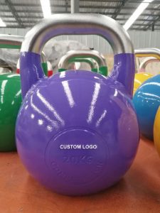 Kettlebells de competi&ccedil;&atilde;o de a&ccedil;o profissional