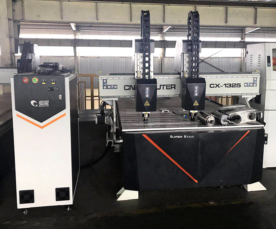 routeur CNC &agrave; double t&ecirc;te