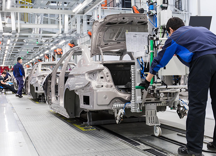 Auto parts production line
