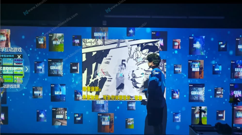 الجدار التفاعلي - تدفق الصورة