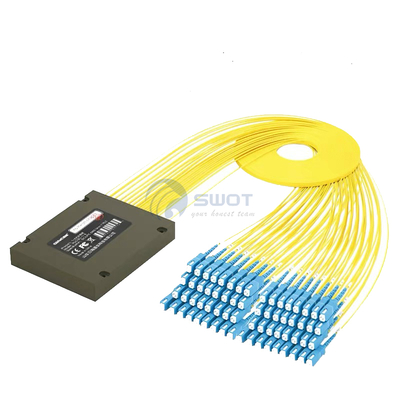 1x64 SC/UPC ABS Module Fiber Optic PLC Splitters 
