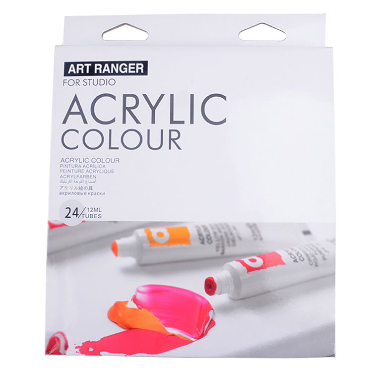 12ml Plastic Aluminium Tube Acrylic Colour Set
