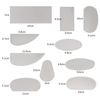 10pcs Steel Cutter Ceramic Tools Steel Serrated Scraper